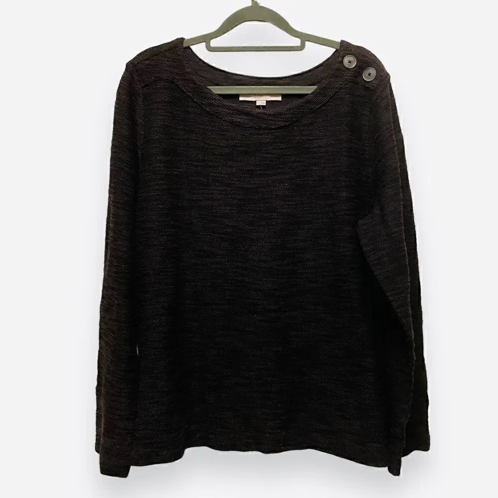 LOFT Button Embellished Sweater Size XL NWT